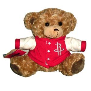 Houston Rockets Bear Plush Stuffed Animal 11 Inch New Foco Nba